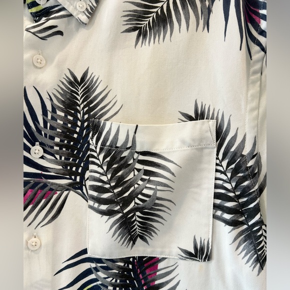SATURDAYS NYC Hawaiian short sleeve M - Picture 2 of 3